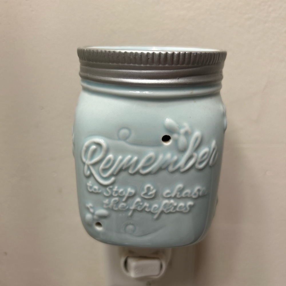 Scentsy Light Blue Ceramic Wall Plug-In